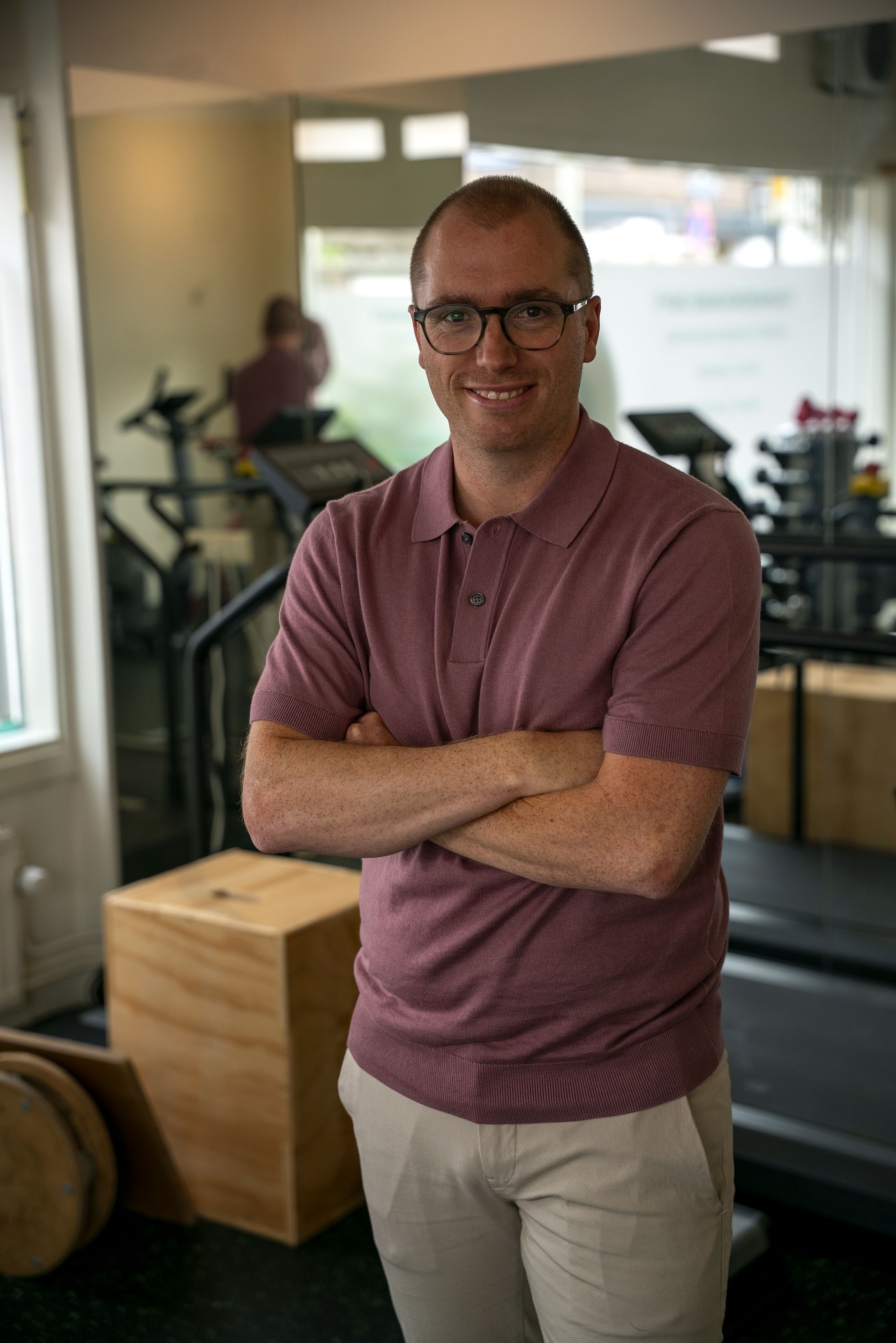 Portret van Maurice, handtherapeut bij Grip Healthcare