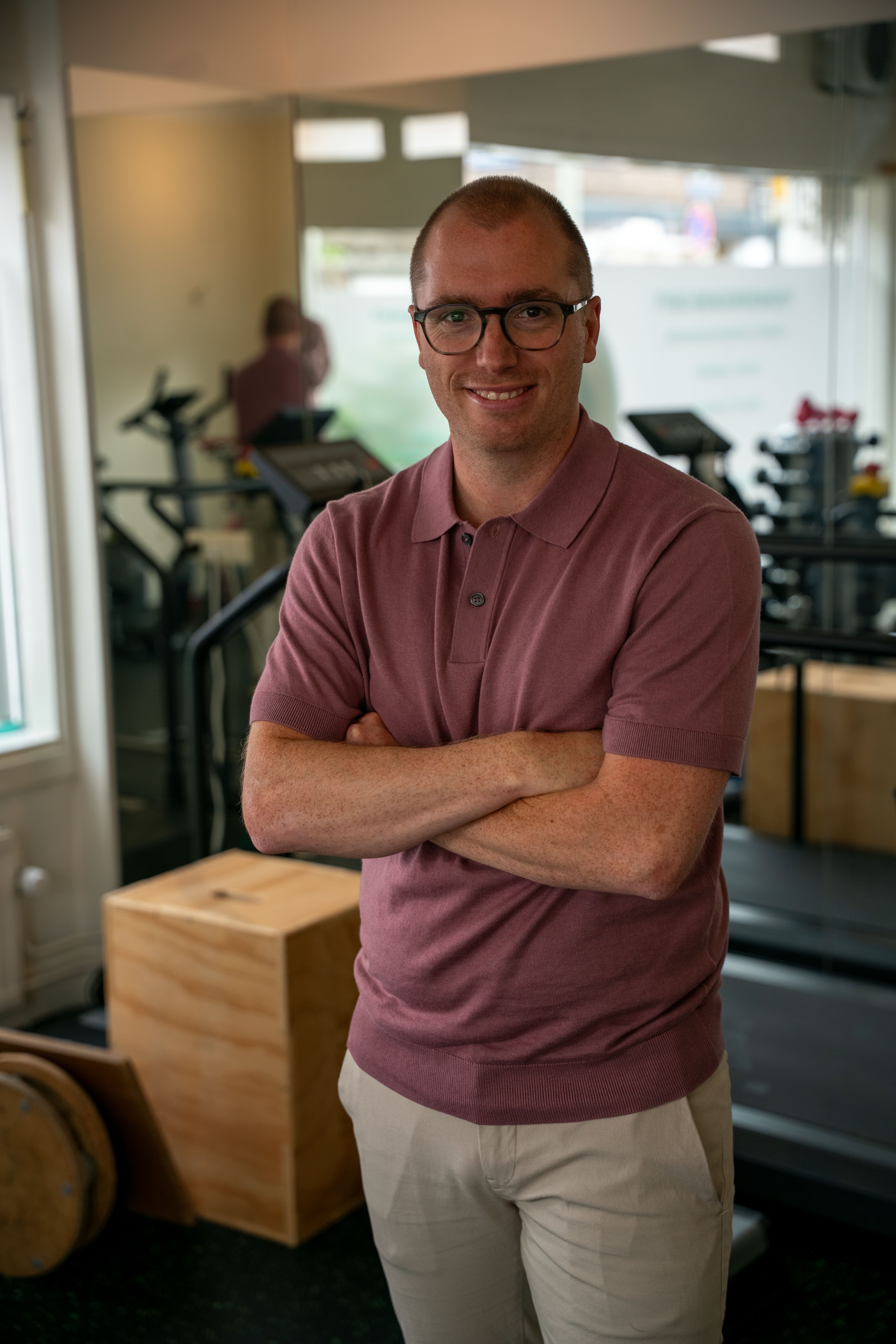 Portret van Maurice, fysiotherapeut bij Grip Healthcare